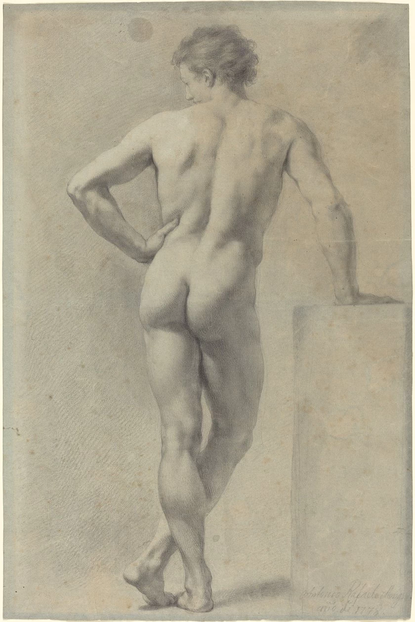 Studio di nudo maschile - Gift of Howard Sturges, National Gallery of Art